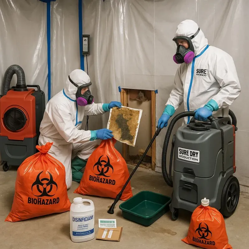 Contaminated Water Handling Protocols process in Prairie Grove, AR